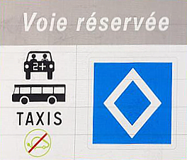 Schild Umweltspur Frankreich Neues Verkehrsschild in Frankreich für Umweltspur - Hohe Bußgelder!